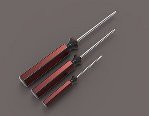 3D Slotted Screw Driver