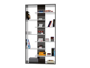 free book shelf 3d model