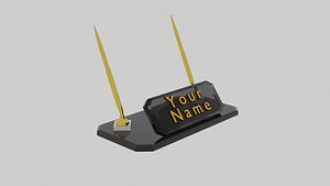 3D Nameplate model