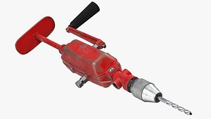 Breast Drill Machine Used Rigged for Cinema 4D
