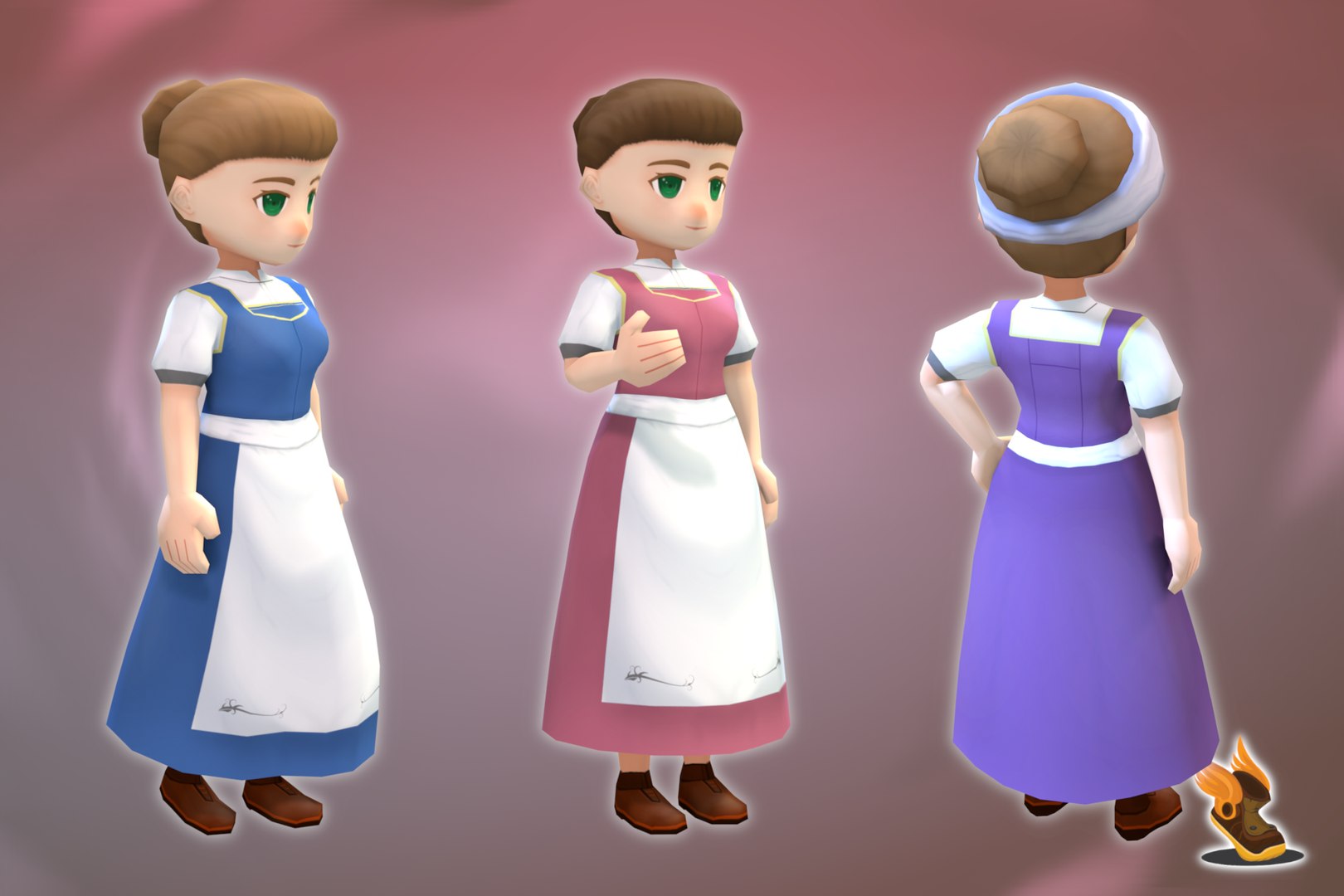 Stylized NPC - Peasant Dariah model https://p.turbosquid.com/ts-thumb/Wz/n0SQ1s/R0/image2/png/1689593518/1920x1080/fit_q87/3ad27d80efbd045d3b9efdbc3cc21b70b7fe6c85/image2.jpg