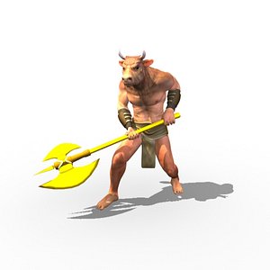 animate minotauros 3d max