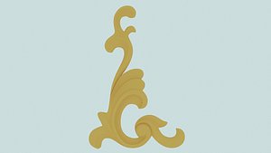 carving decor 3D model