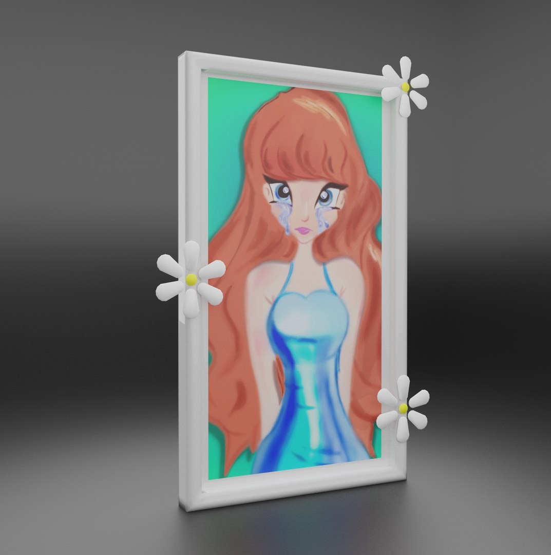 Anime Frame 3D - TurboSquid 1700617