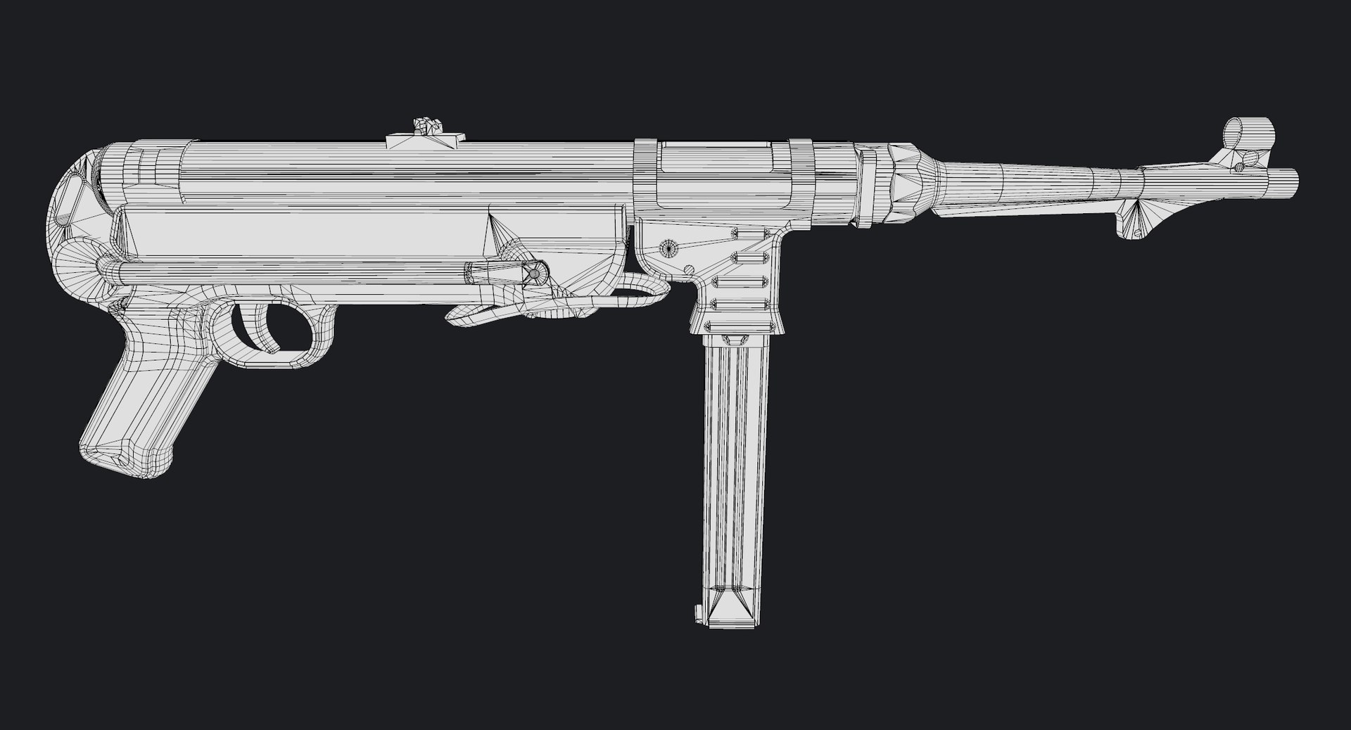 mp 40 3d max