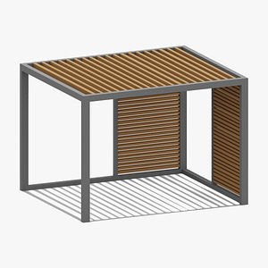 Modern Pergola 3D model