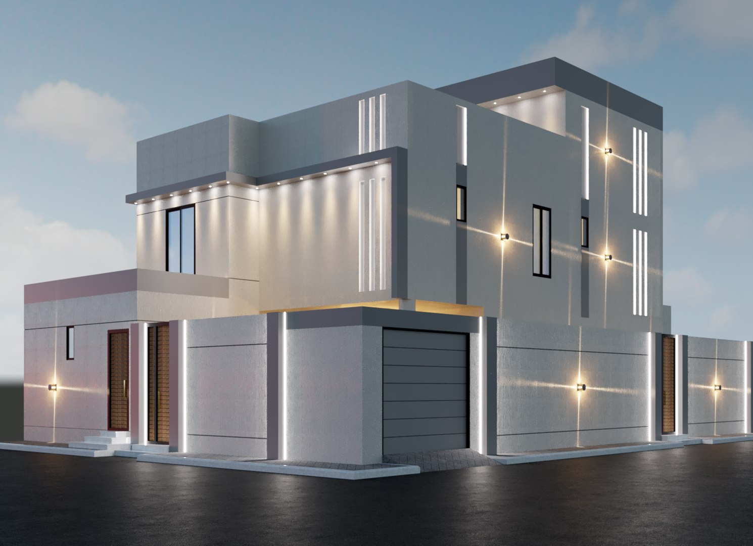 Modern Villa 4 3D Model - TurboSquid 2049332