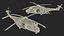 NH90 Army Multirole Helicopter Green Camo with Interior Rigged for Maya 3D