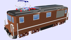 424 electric locomotive 3D model