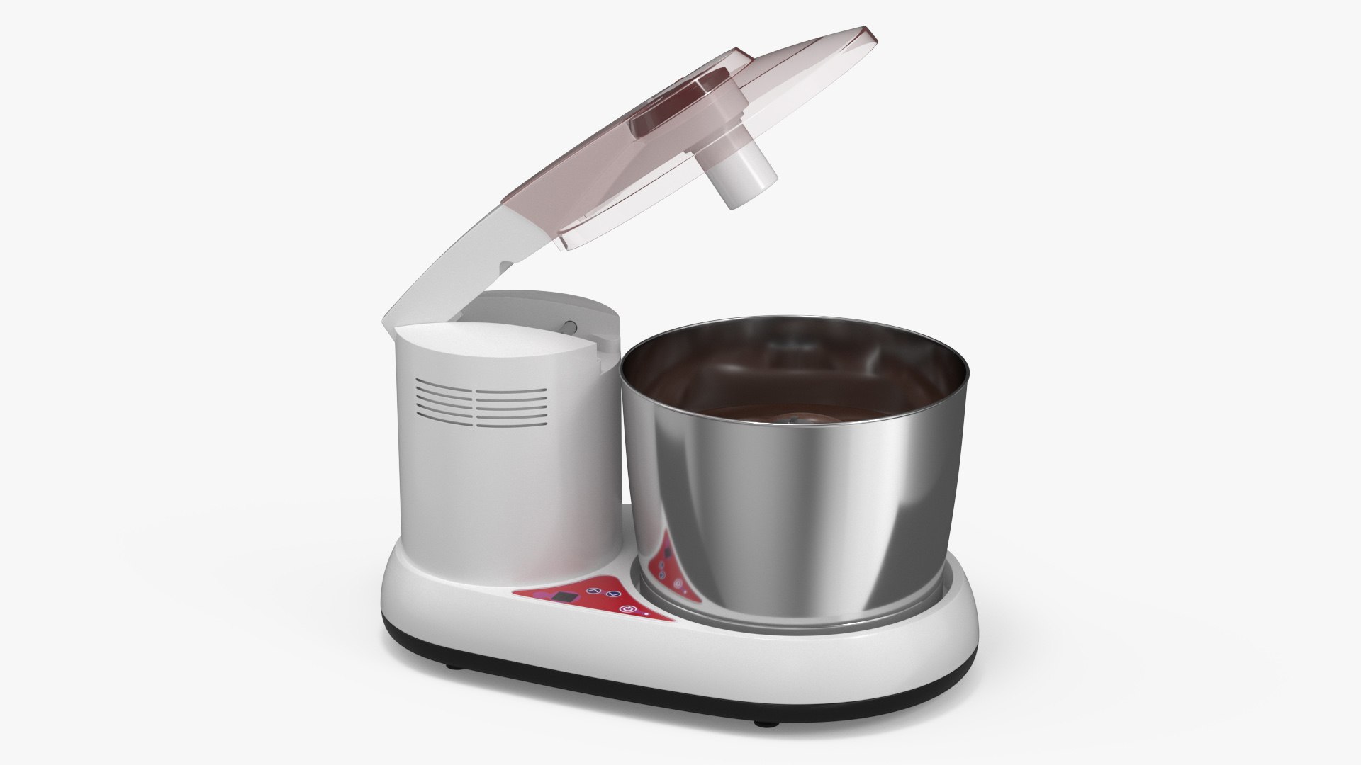 Chocolate Melangeur Red with Chocolate 3D model preview