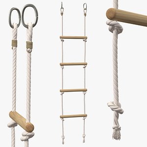 Wooden Rope Ladder