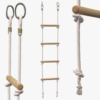 Wooden Rope Ladder
