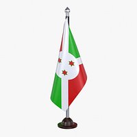 Burundi Flag Stand
