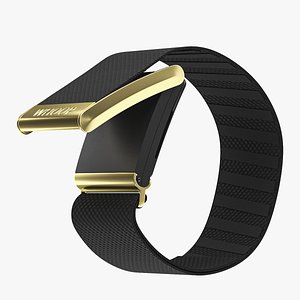 Health Tracker Whoop 4 Black Rigged model