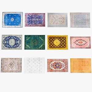 Antique Rug Collection 3D model