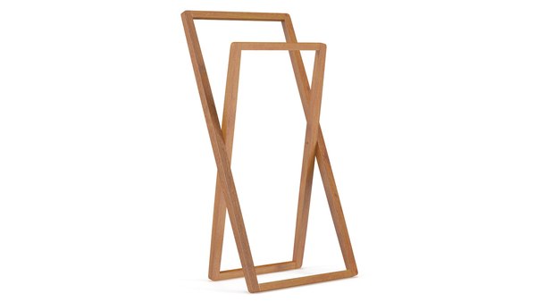 Freestanding Folding Wood Towel Rail 3d, Wooden Towel Rail Freestanding Nz