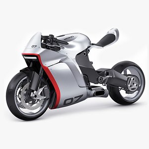 Concept Motorcycle Mono Racr 3D model