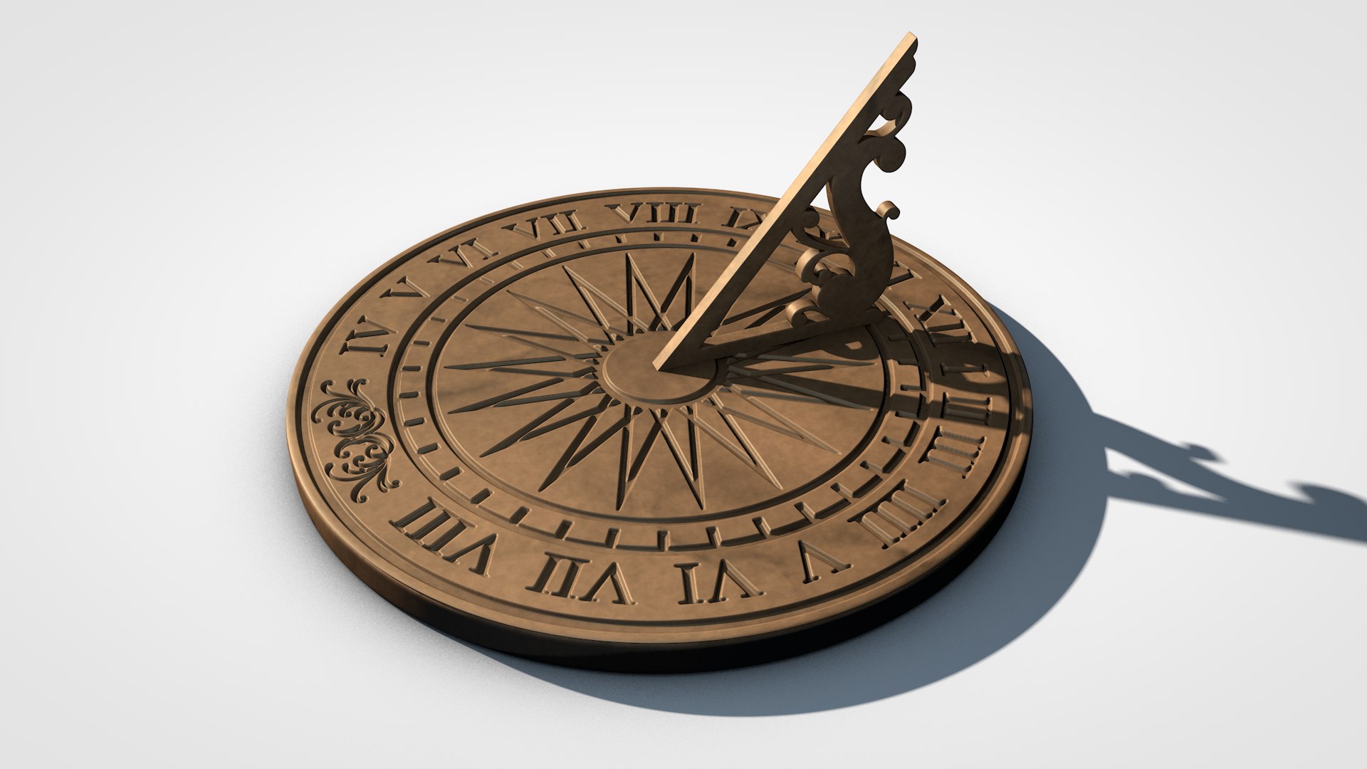 3D Sundial Sun Model | 1148444 | TurboSquid