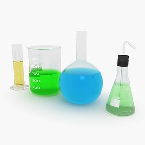 flask 3d model