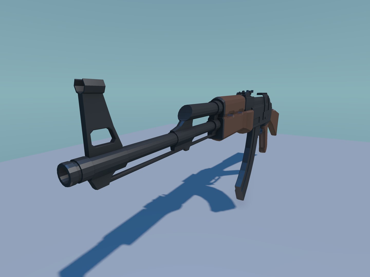 AK-47 Low Poly - Functional Animated Rifle Model Model - TurboSquid 2476420