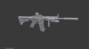 m4a1 3d model