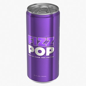 3D Sleek Soda Can 300ml V2
