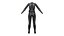 3D Futuristic Sci-Fi Full Outfit Jacket Pants Arm Shield model