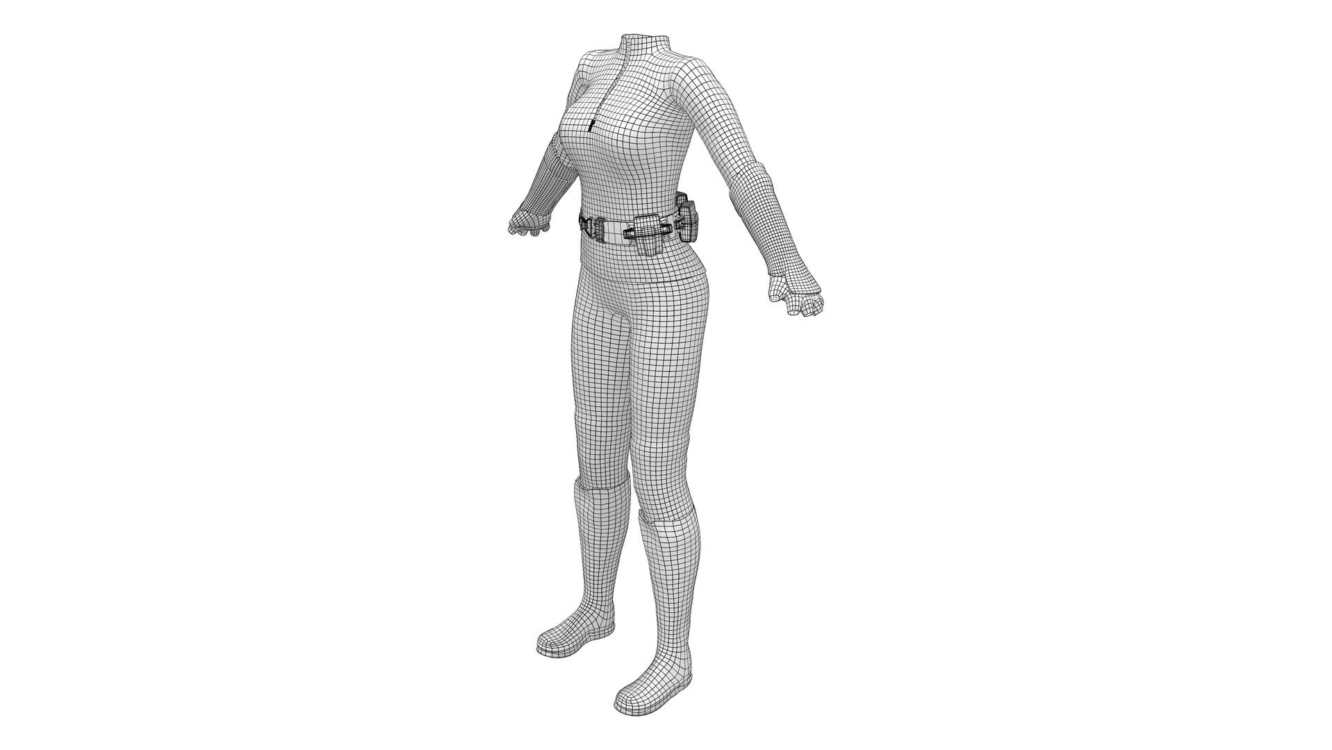 Man in Futuristic Clothing 3D model - TurboSquid 1880983