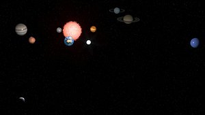 3D Solar System model