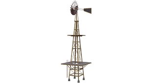 Old Windmill 3D model