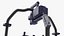3D professional handheld camera stabilizer model