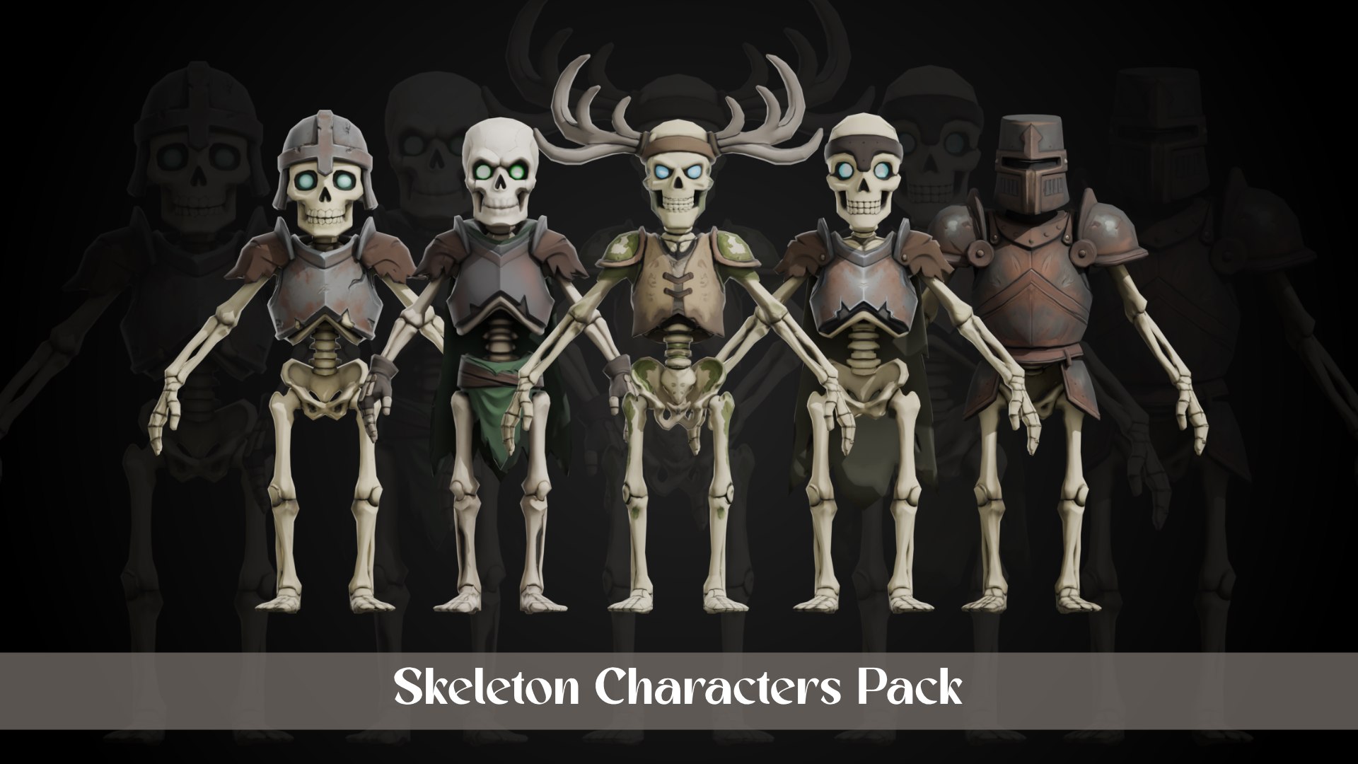 Stylized Skeleton Characters Pack 3D model https://p.turbosquid.com/ts-thumb/X0/tw1k7K/i9/thumbnail_pack2/png/1786791197/1920x1080/fit_q87/9f618e607257c5d8369c6c3cfdb66db28b0274dc/thumbnail_pack2.jpg