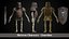 Stylized Skeleton Characters Pack