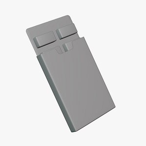 Basic Chewing Gum - Geometry Only No Textures No Materials model