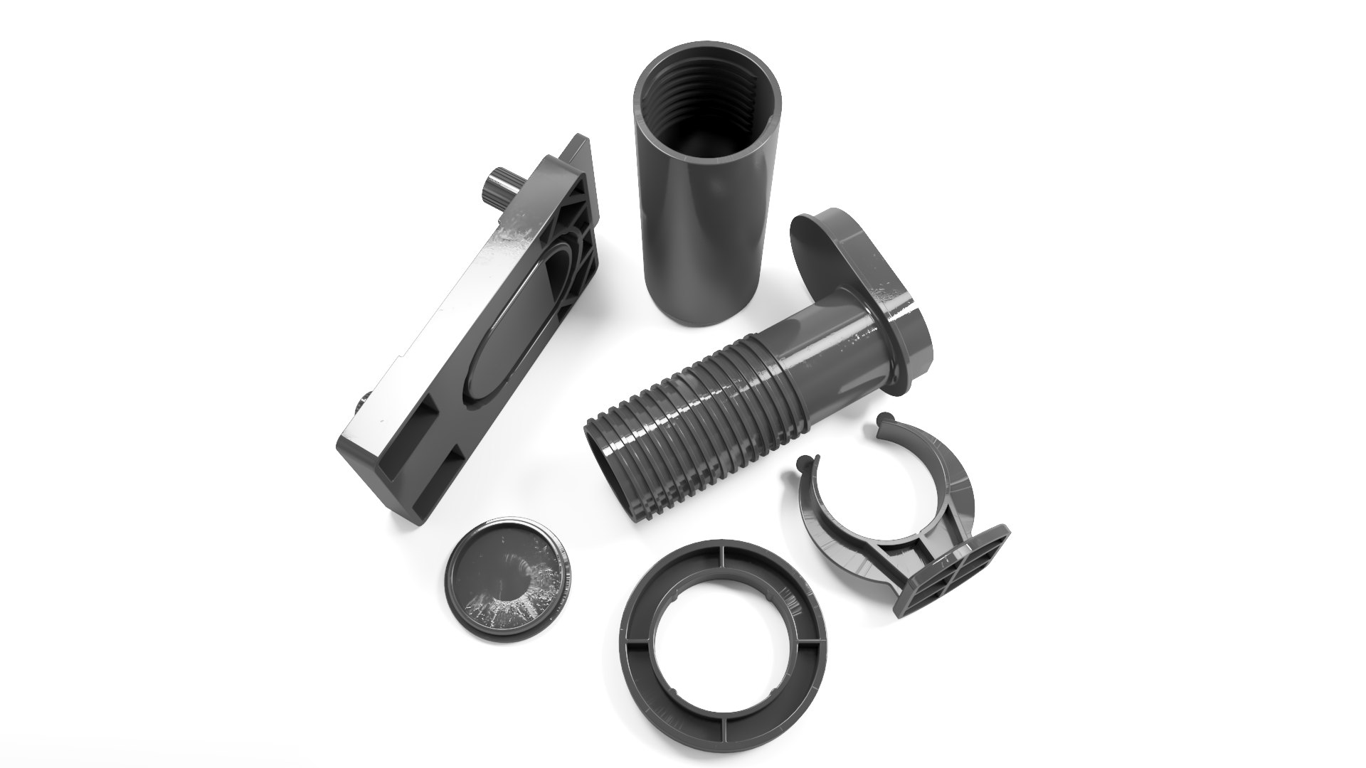 Kitchen Cabinet Leg Set 3D - TurboSquid 2033485
