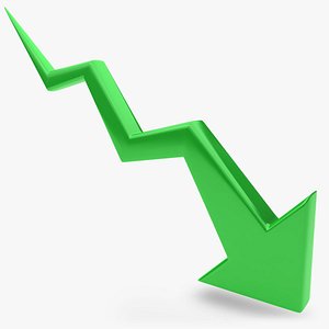 trend arrow 3d model