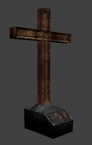3d old iron cross model