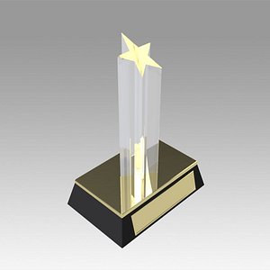 Award figurine Star gold