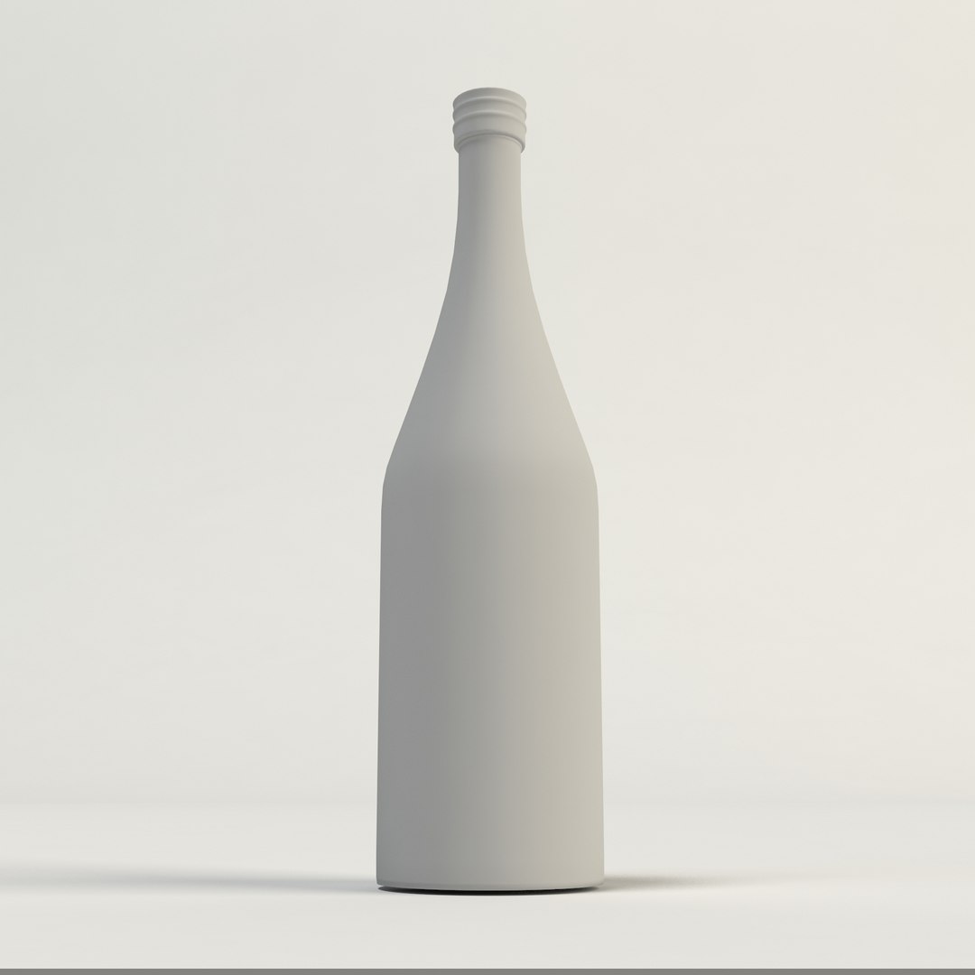Japanese Sake Bottle 3d Model