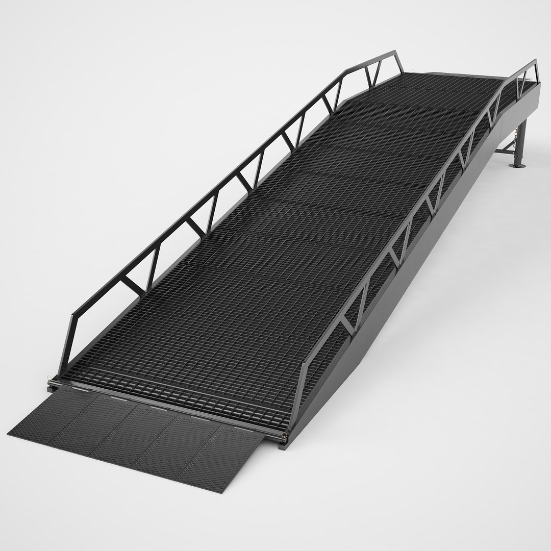 3D Used Portable Loading Ramp 01 - TurboSquid 1839320
