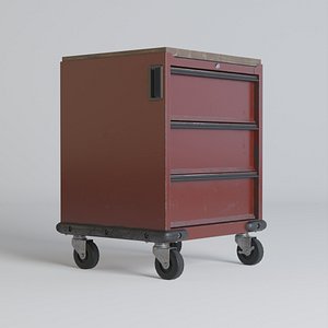 Modular Tool Storage Cabinet 5 PBR 3D