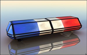 3D police siren