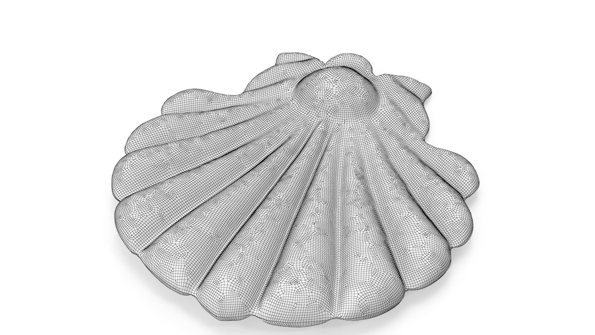 3D Giant Pink Seashell Pool Float Model - TurboSquid 1756706