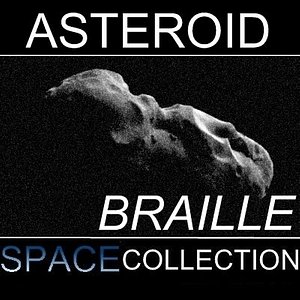 3d model braille asteroid