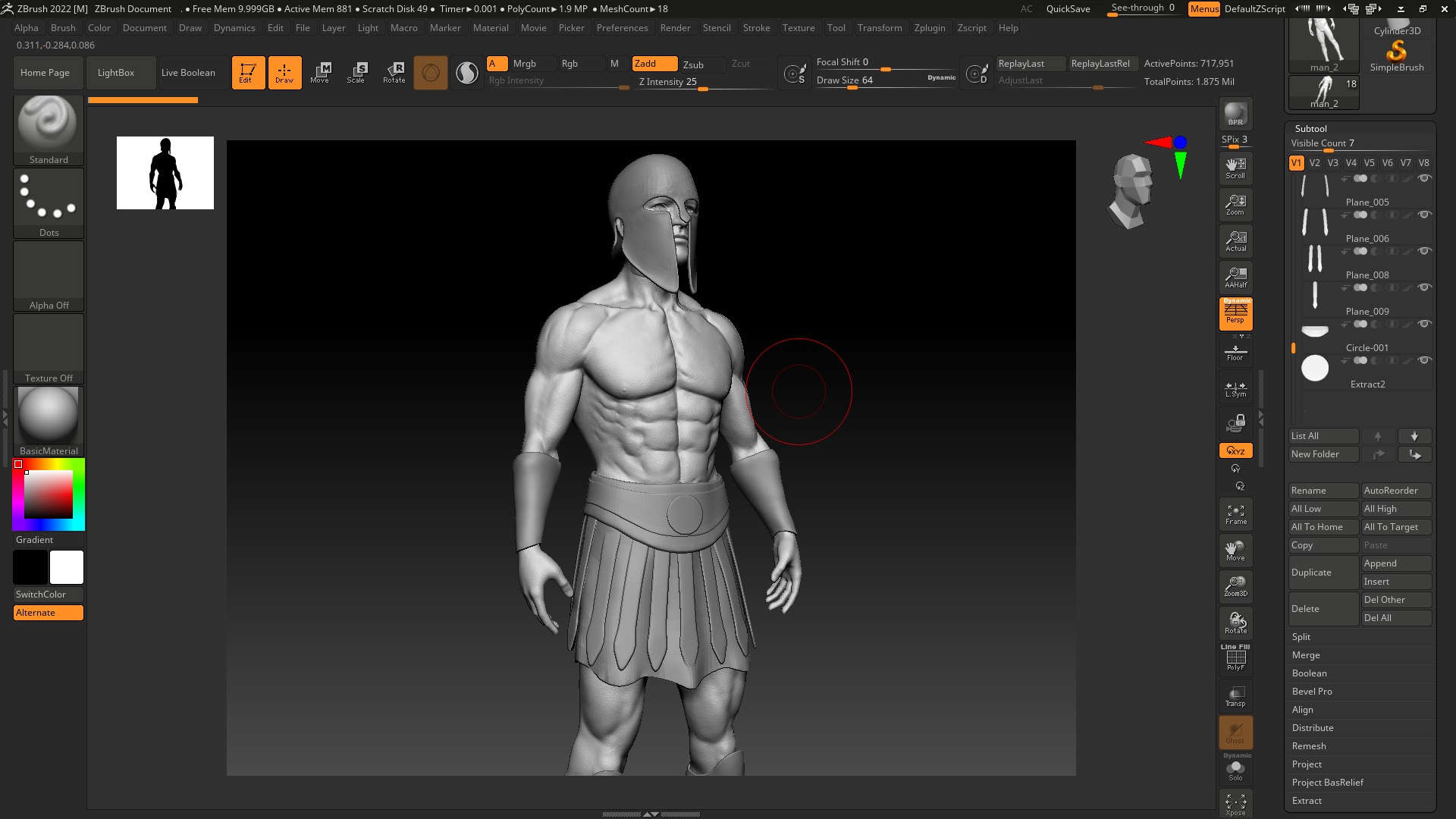 3D Male Torso - TurboSquid 2198178