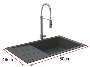 3d model sink tap