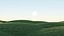Realistic Nature field with grass 3D