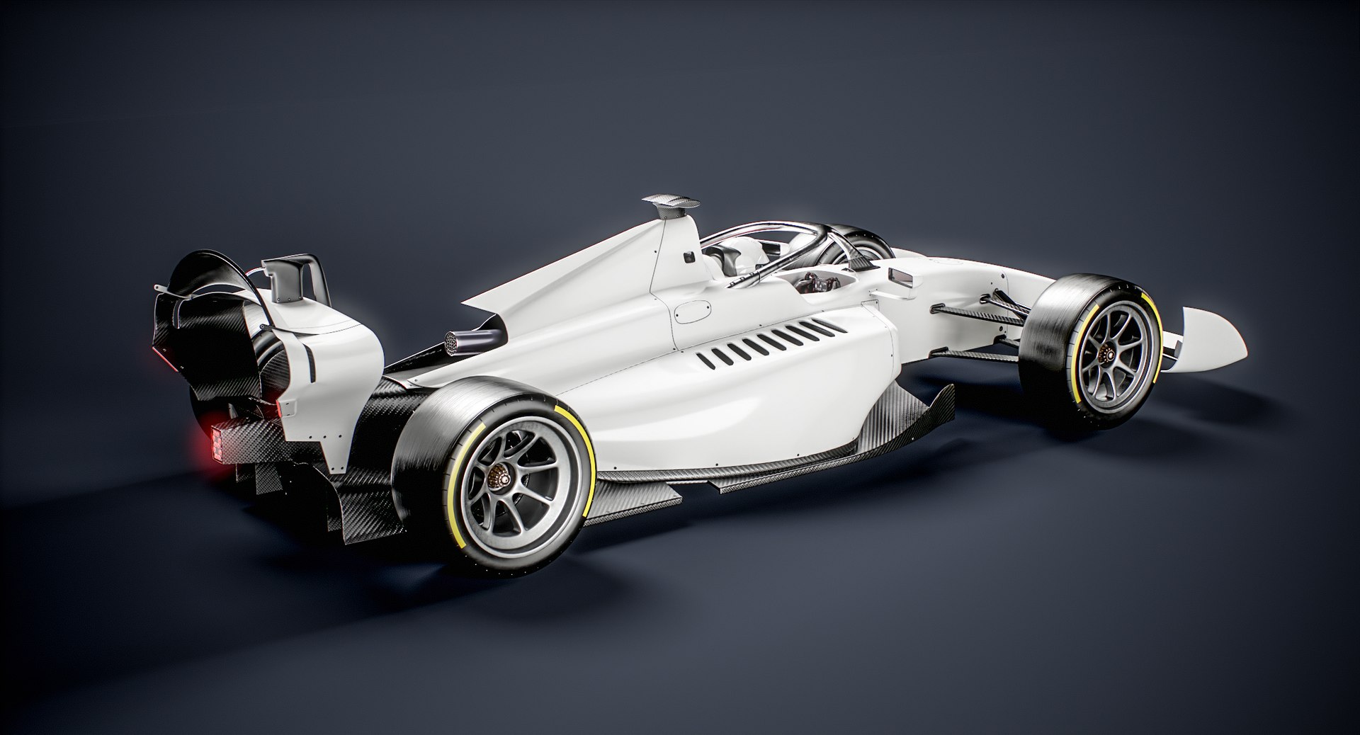 3D Dallara F2 2024 Formula 2 Race Car White Mockup - TurboSquid 2142607