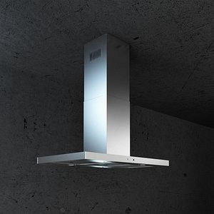 3D kitchen hood model