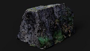 bunker block destroyed part debris PBR photogrammetry 3D model